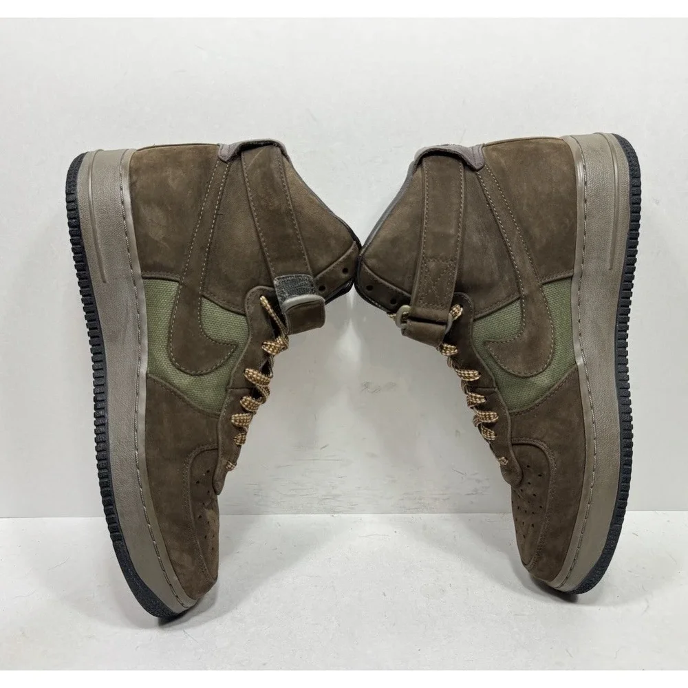 Nike Air Force Hi Bobbito Beef n Broccoli Olive Brown 318431-321 Men's 10 RARE